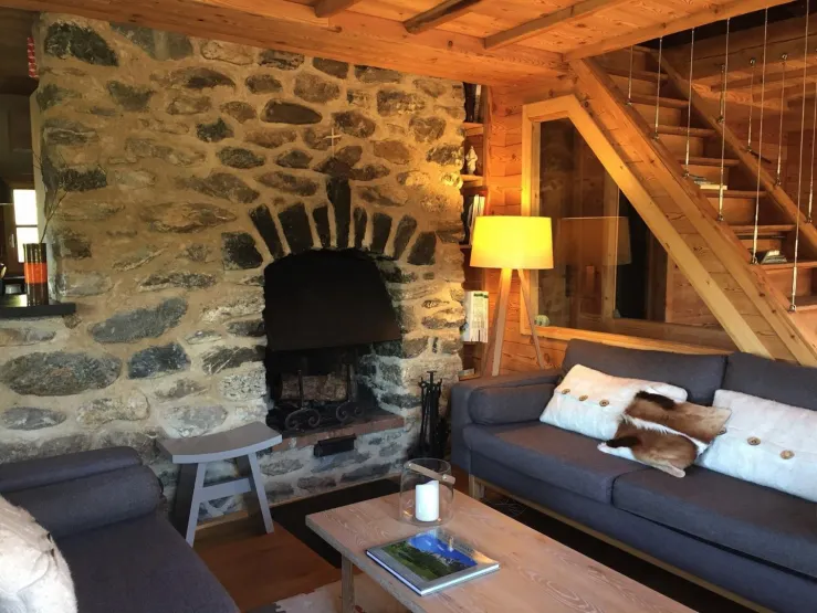 living coin cheminée