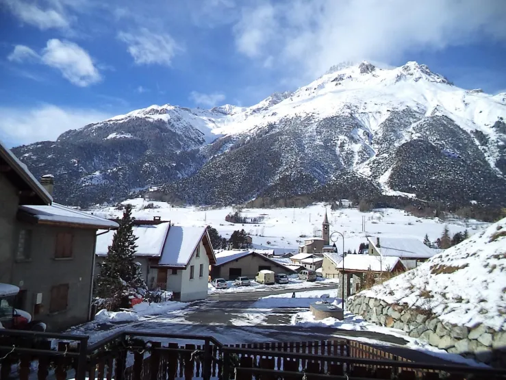 Balcony view of the Gite