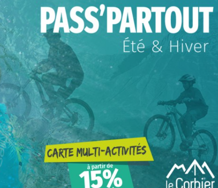 pass partout carte multi activités le corbier