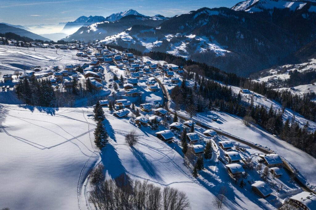 station de ski en famille