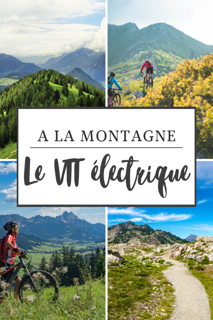 VTT électrique à la montagne