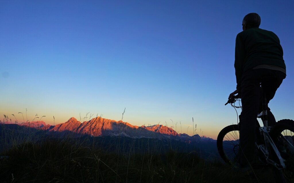 Vtt électrique en montagne