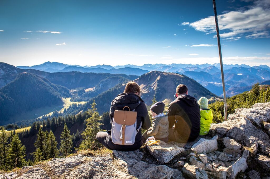 montagne été en famille