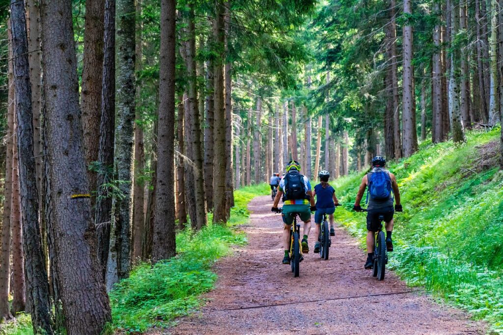 vtt montagne famille