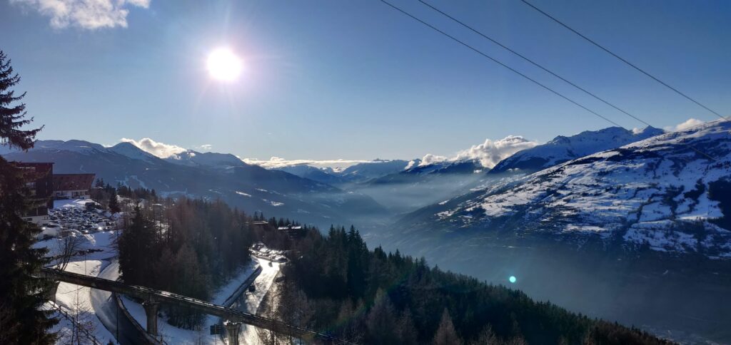 partir au ski en train : les arcs