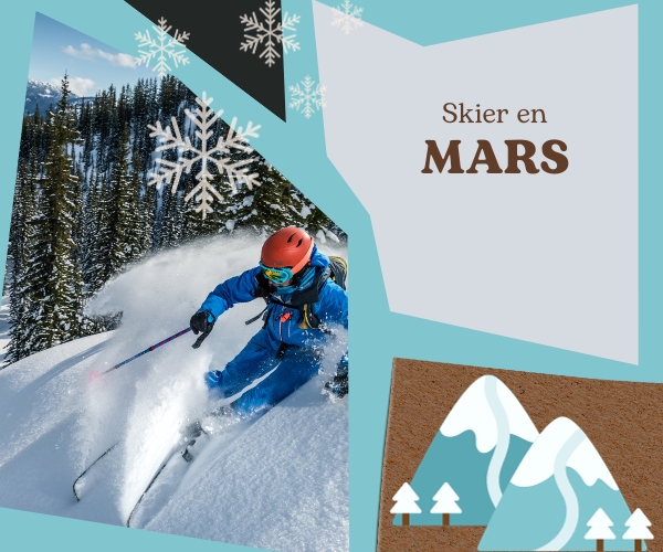 ski en mars