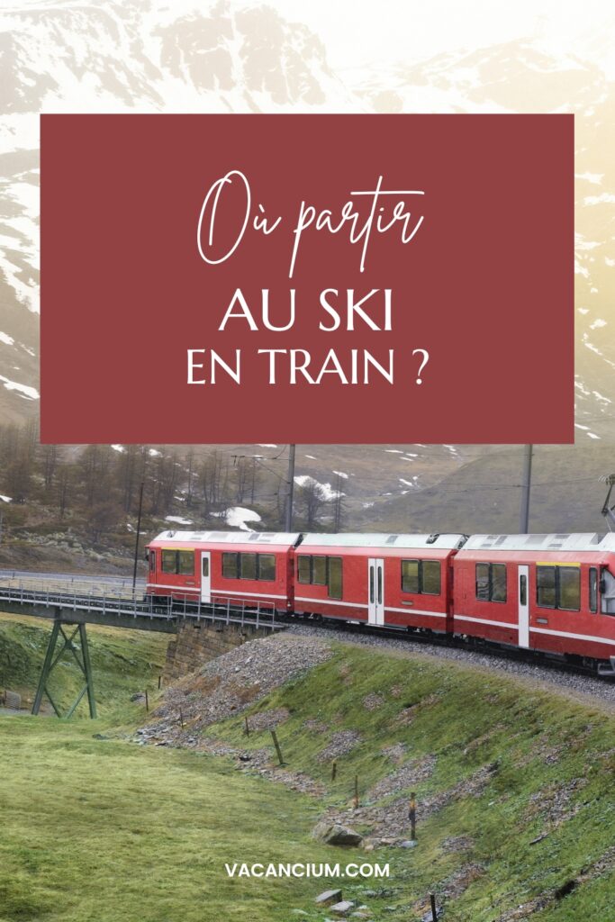 ski en train