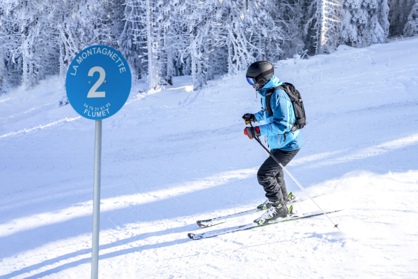 couleur piste de ski