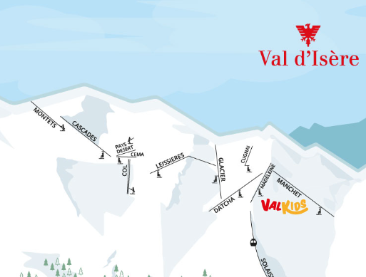 plan val d'isère