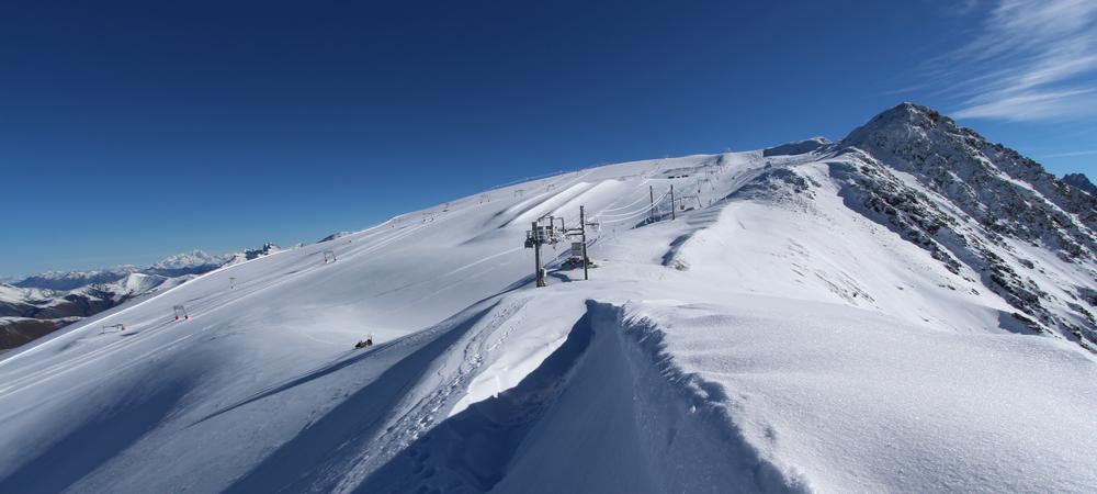 Skier en été en France au 2 Alpes