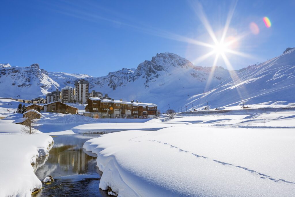 skier l'été à Tignes