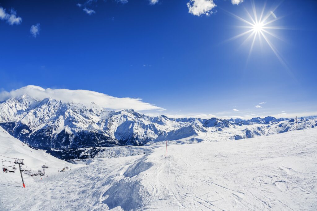 skier l'été à Val d'Isère