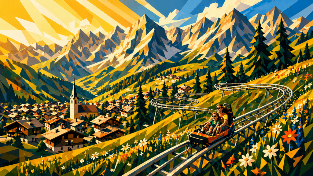 luge d'été à la clusaz