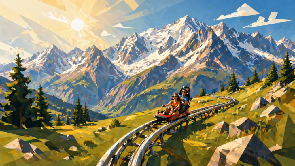 Lugé d'été haute savoie à chamonix