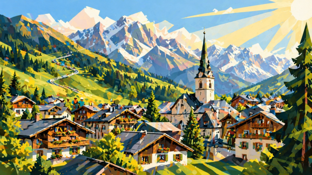 Luge d'été à Megève