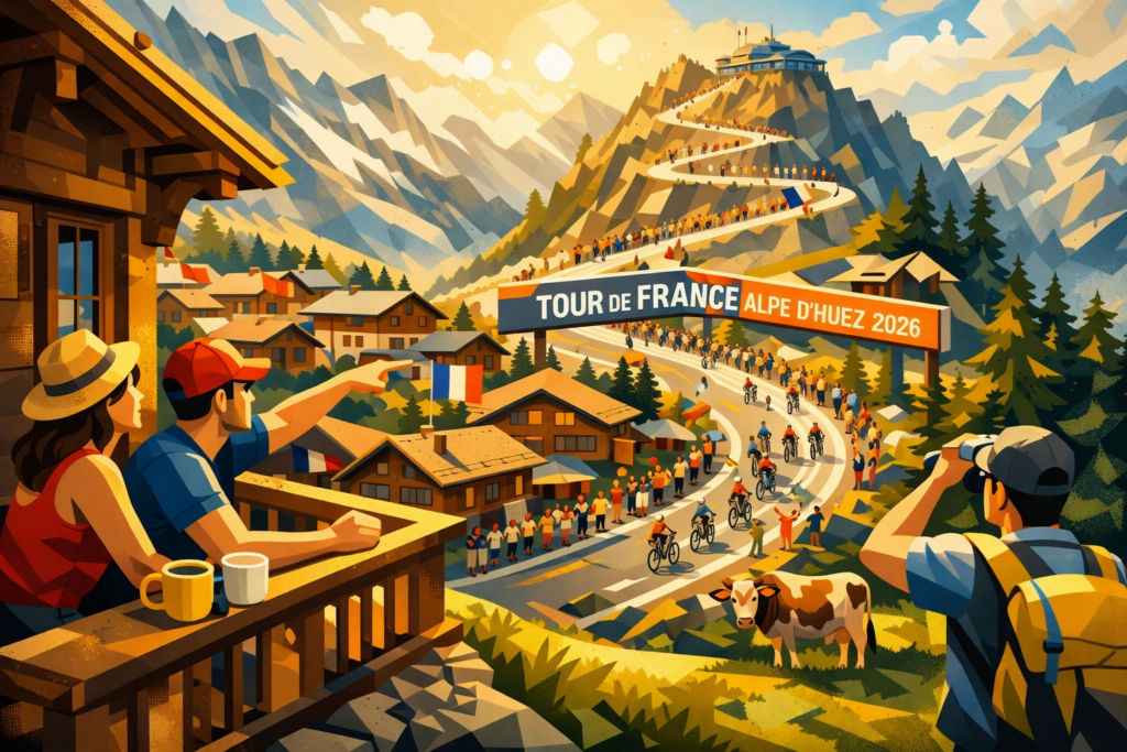 logement tour de france 2026 alpes d'huez